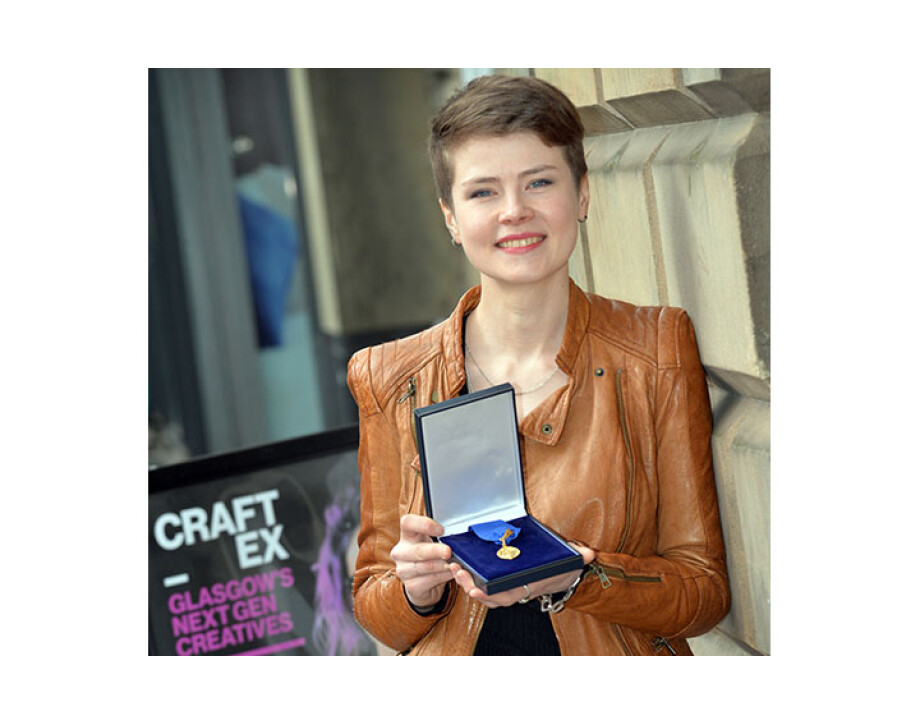 Image shows Craftex Gold Medal Winner Wiktoria Budyta